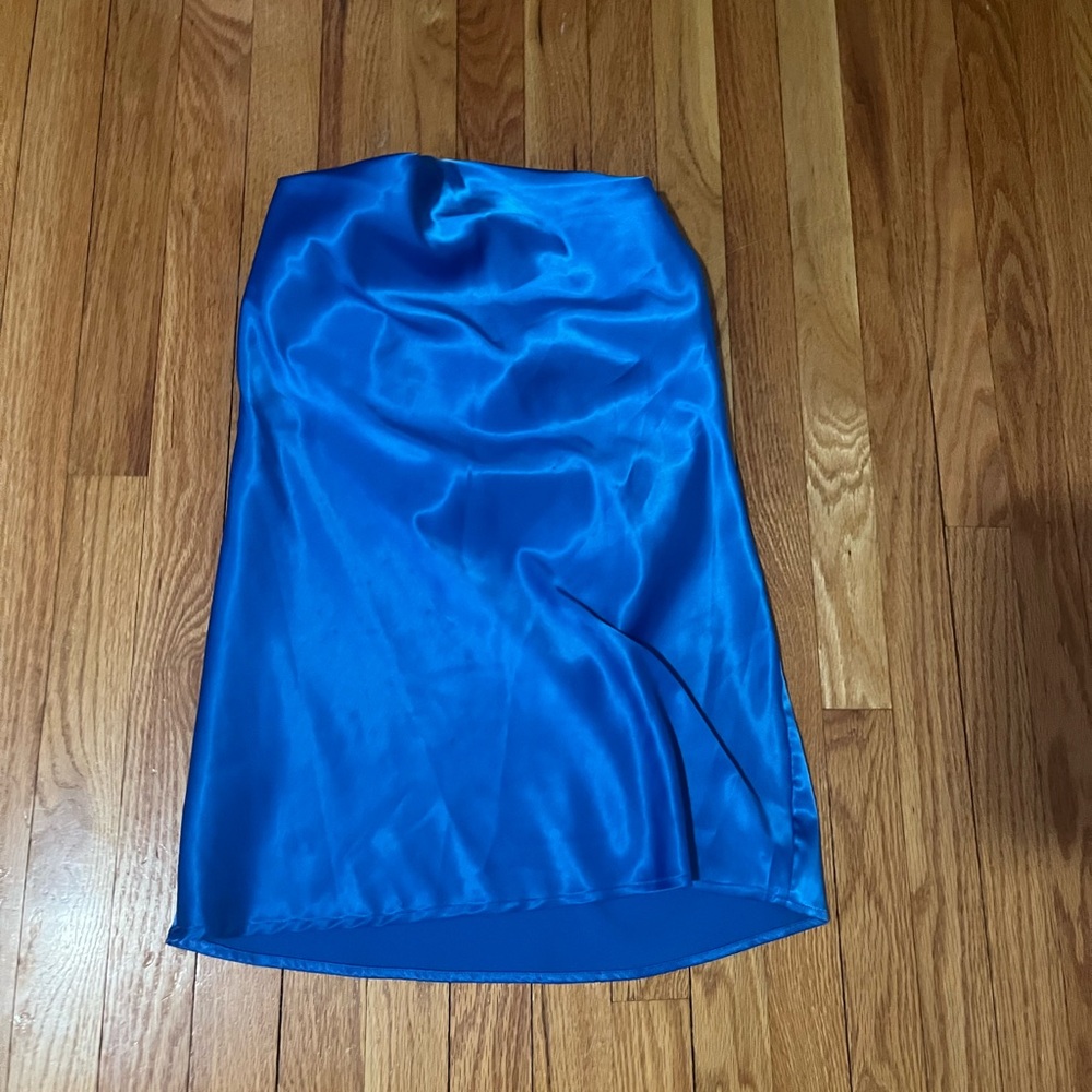 Princess Polly Blue Asymmetrical Pencil Dress